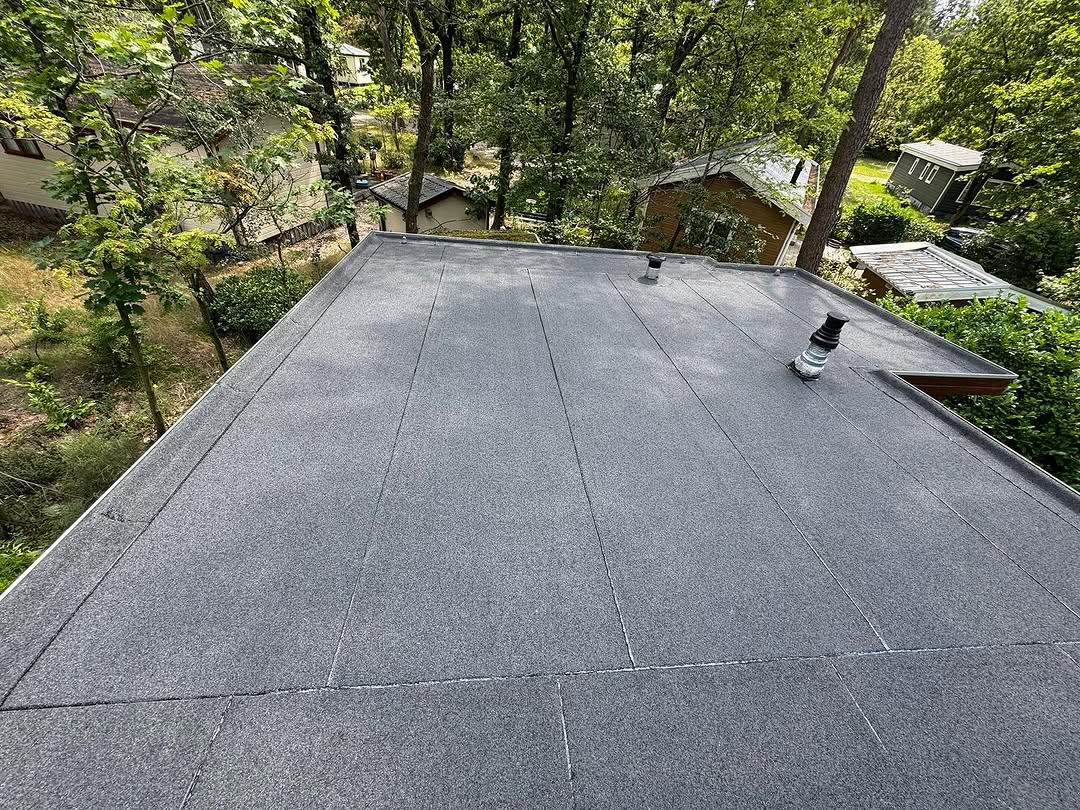 Nieuw dak met isolatie